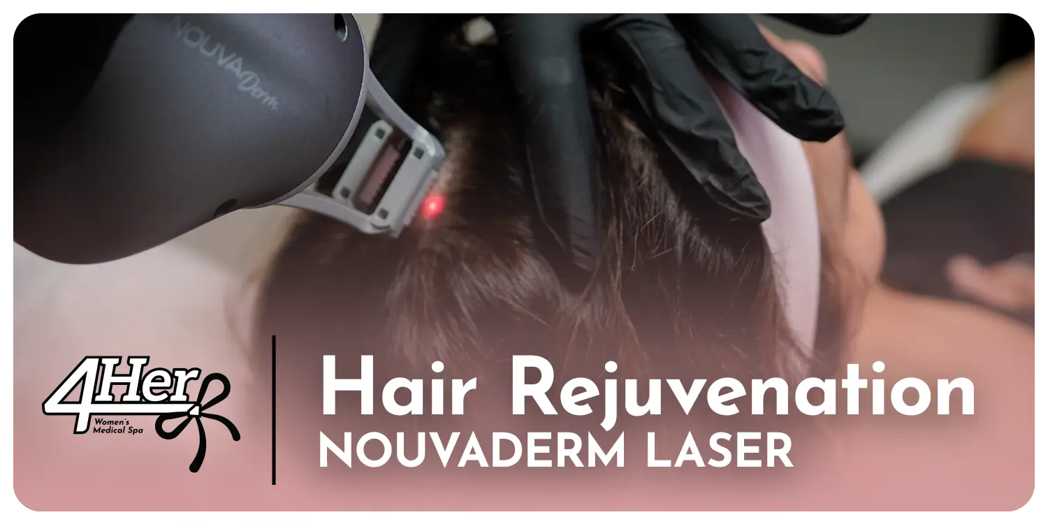 Hair Rejuvenation with NouvaDerm Laser SYR X 4Her