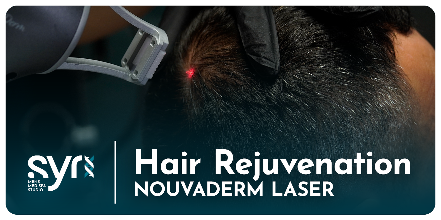 Hair Rejuvenation with NouvaDerm Laser For Men