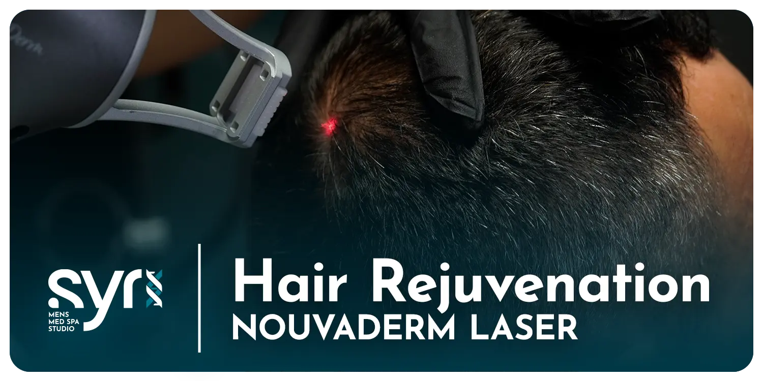 Hair Rejuvenation with NouvaDerm Laser For Men SYR X 4Her