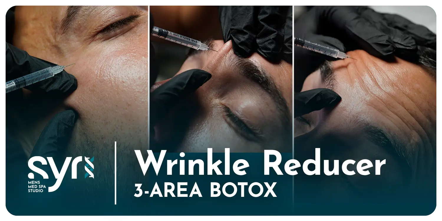 Wrinkle Reducer Treatment for Men 3 Areas SYR Studio